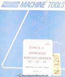Norton-Norton 10\" Type C Cylindrical Grinder Maintenance Manual-10\"-Type C-02